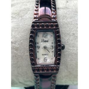 Vivani MOP Dial Women’s Bangle Watch And Bracelet Set